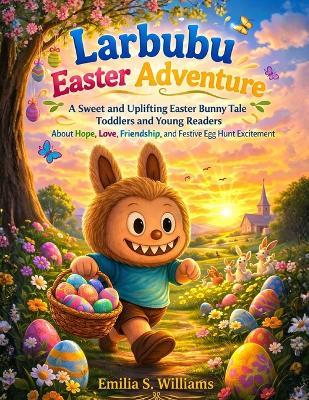 Larbubu Easter Adventure: A Sweet and Uplifting Easter Bunny Tale for Toddlers and Young Readers About Hope, Love, Friendship, and Festive Egg Hunt Excitement - Emilia S Williams - cover