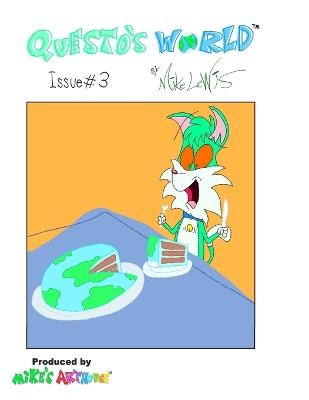'Questo's World' Issue #3 - "Beaver Tails": (Funny, Satirical Surreal Slice-of-Life Psychological Cartoon Comic with Talking Cats, Dogs and Beavers) - Mike Lewis - cover
