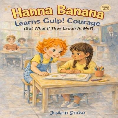 Hanna Banana Learns Gulp! Courage (But What If They Laugh At Me?): A Story about Doing What's Right--Even When Your Knees Feel Wiggly - Joann Snow - cover