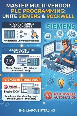 Multi-Vendor PLC Mastery: Schneider, Omron & Beyond - One Book, Every Brand - Ing Marcus Sterling - cover