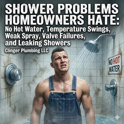 Shower Problems Homeowners Hate: No Hot Water, Temperature Swings, Weak Spray, Valve Failures, and Leaking Showers