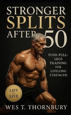 Stronger Splits After 50: Push-Pull-Legs Training for Lifelong Strength: A Complete Guide to Building Muscle, Mobility, and Energy for Men Over 50 - Wes T Thornbury - cover