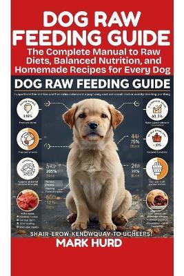 Dog Raw Feeding Guide: The Complete Manual to Raw Diets, Balanced Nutrition, and Homemade Recipes for Every Dog - Mark Hurd - cover