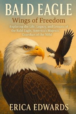 Bald Eagle: Wings of Freedom: Exploring the Life, Legacy, and Lessons of the Bald Eagle, America's Majestic Guardian of the Wild." - Erica Edwards - cover