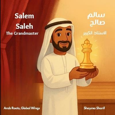 Salem Saleh: The Grandmaster سالم صالح الأستاذ الكبير A bilingual children's book in Arabic and English, ideal for early readers - Shayma Sharif - cover