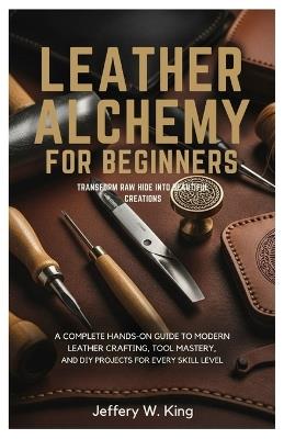 Leather Alchemy for Beginners Transform Raw Hide into Beautiful Creations: A Complete Hands-On Guide to Modern Leather Crafting, Tool Mastery, and DIY Projects for every skill level - Jeffery W King - cover