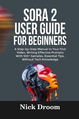 Sora 2 User Guide for Beginners: A Step-by-Step Manual to Your First Video, Writing Effective Prompts With 100+ Samples, Essential Tips, Without Tech Knowledge - Nick Droom - cover