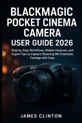 Blackmagic Pocket Cinema Camera User Guide 2026: Step-by-Step Workflows, Hidden Features, and Expert Tips to Capture Stunning 6K Cinematic Footage with Ease - James Clinton - cover