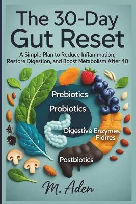 The 30-Day Gut Reset: A Simple Plan to Reduce Inflammation, Restore Digestion, and Boost Metabolism After 40 - M Aden - cover