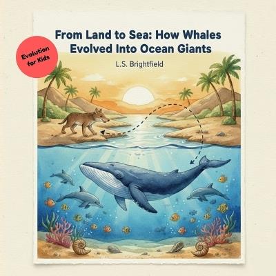 From Land to Sea: How Whales Evolved Into Ocean Giants: A Fun and Fact-Filled Journey for Curious Kids 8-15 - L S Brightfield - cover