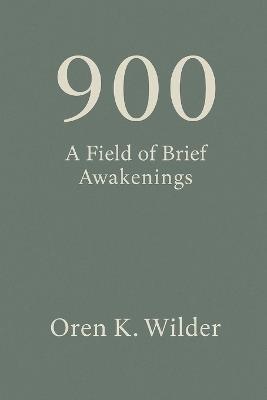 900: A field of brief awakenings - Oren K Wilder - cover