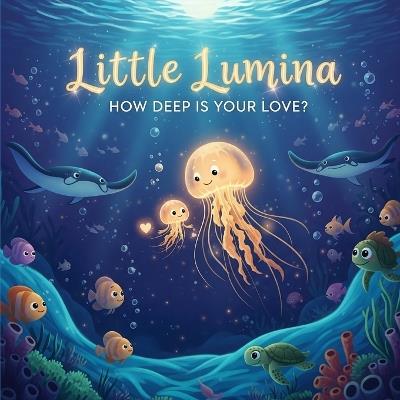 Little Lumina, How Deep Is Your Love?: A Calming Bedtime Story About Bioluminescent Sea Creatures, Love, and Counting to Sleep in the Deep Ocean - Daniel Hayes - cover