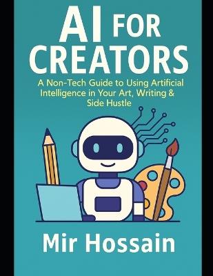 AI for Creators: ARTIFICIAL INTELLIGENCE IN YOUR ART, WRITING & SIDE HUSTLE: A Non-Techie's Guide to Supercharging Your Art, Writing, and Side Hustle - Mir Hossain - cover