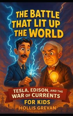 The Battle That Lit Up the World: Tesla, Edison, and the War of Currents For Kids - Hollis Grevan - cover