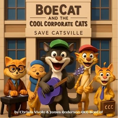 BoeCat and The Cool Corporate Cats Save Catsville - James Anderson,Christa Vivolo - cover