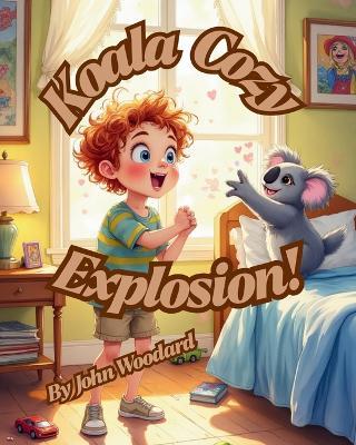 Koala Cozy Explosion!: The Koala That Turned My Bedroom into a Clingy Koala Nightmare, cozy bedroom chaos, rainy day tantrum. - John Woodard - cover