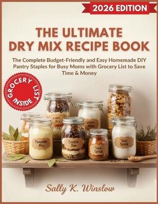 The Ultimate Dry Mix Recipe Book: The Complete Budget-Friendly and Easy Homemade DIY Pantry Staples for Busy Moms with Grocery List to Save Time & Money - Sally K Winslow - cover