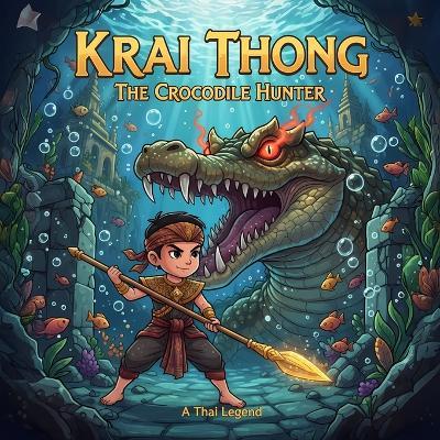 Krai Thong: The Crocodile Hunter: The Crocodile Hunter: A Thrilling Thai Folktale of Courage and Magic (Children's Picture Book) - Angel Book Creation - cover