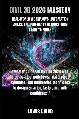 Civil 3D 2026 Mastery: Real-World Workflows, Automation Skills, and Pro-Ready Designs from Start to Finish - Lewis Caleb - cover