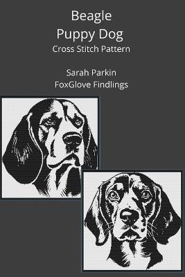 Beagle Puppy Dog Cross Stitch Pattern - Sarah Parkin - cover