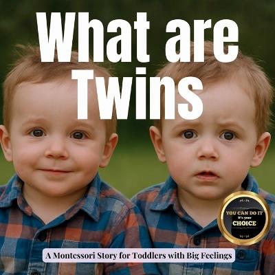 What are Twins?: A Calm Montessori Photo Book About Two Babies Growing Together - Boonhouse Publishing - cover