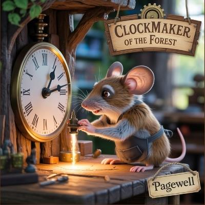 Clockmaker of the Forest Kids Story Book Kids Picture Book: A Magical Woodland Adventure About Teamwork, Time, and the Power of Friendship for Kids Ages 4-8 - Pagewell Co - cover