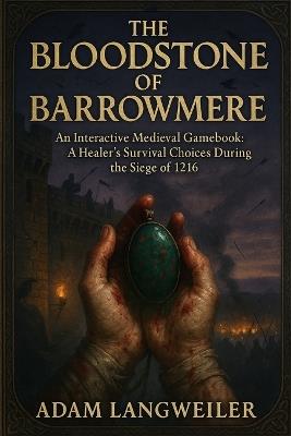 The Bloodstone of Barrowmere: An Interactive Medieval Gamebook: A Healer's Survival Choices During the Siege of 1216 - Adam Langweiler - cover