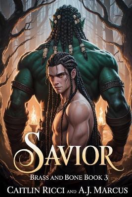 Savior: Dark Vampire Orc Romance - A J Marcus,Caitlin Ricci - cover