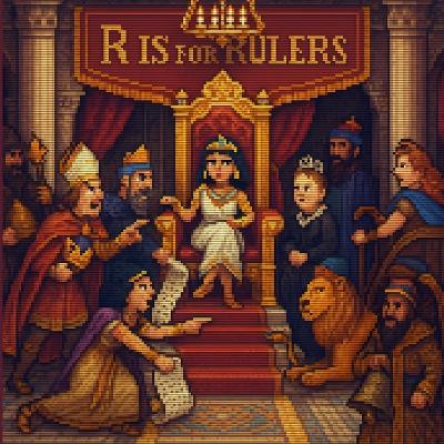 R is for Rulers: A Visual A-Z of History's Most Iconic (and Slightly Ridiculous) Monarchs - T Thalos - cover