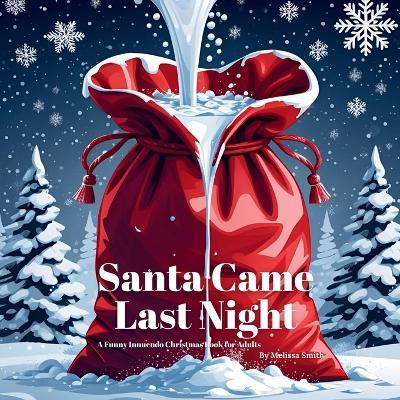 Santa Came Last Night: A Funny Innuendo Christmas Book for Adults Secret Santa Gifts, Christmas parties, or Anyone who Enjoys a Saucy Seasonal Giggle - Melissa Smith - cover