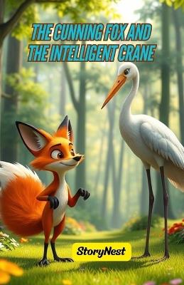 The Clever Fox and the Wise Crane: A Timeless Animal Tale with a Moral for Kids: A Short Illustrated Panchatantra-Style Fable for Children Ages 4-8 - Story Nest - cover
