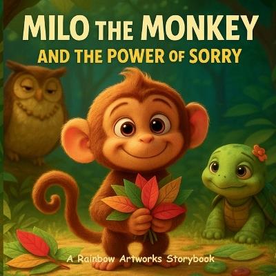 Milo the Monkey and the Power of Sorry: A Heartwarming Kids Storybook about Learning to Apologize and Making Things Right - Rainbow Artworks - cover
