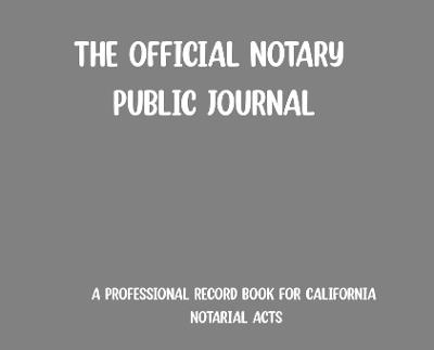 The Official Notary Public Journal-Grey - Rsn - cover