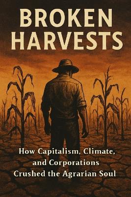 "Broken Harvests: How Capitalism, Climate, and Corporations Crushed the Agrarian Soul" Subtitle: A Global Inquiry into the Socio-Agrarian Crisis - Rahul Yadav - cover