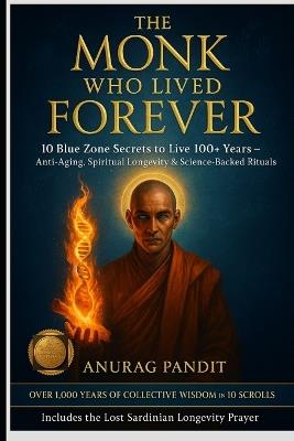 The Monk Who Lived Forever: 10 Blue Zone Secrets to Longevity from the Himalayas to Okinawa - Anti-Aging, Disease Prevention & Spiritual Longevity Lessons from the World's Oldest Souls - Anurag Pandit - cover