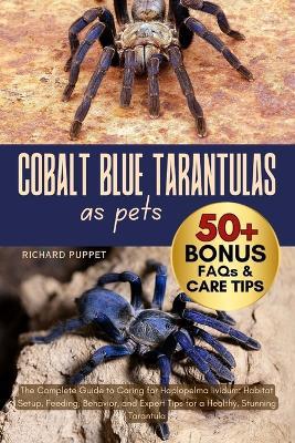 Cobalt Blue Tarantulas as Pets: The Complete Guide to Caring for Haplopelma lividum: Habitat Setup, Feeding, Behavior, and Expert Tips for a Healthy, Stunning Tarantula - Richard Puppet - cover