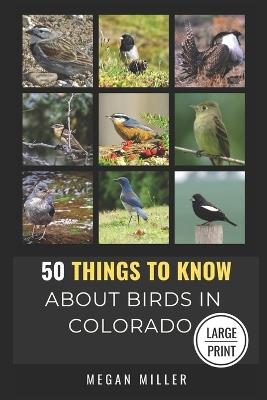 50 Things to Know About Birds in New Jersey Large Print: Birding in the Garden State - 50 Things to Know,Sarah J Fretz - cover