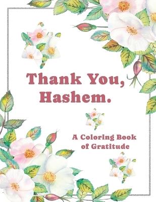 Thank you, Hashem: A Coloring Book of Gratitude - Judaica Publishing - cover