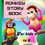 Monkey story book for kids 4 to 6