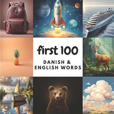 First 100 Danish & English Words - Aisling Heidary,Ali Heidary - cover