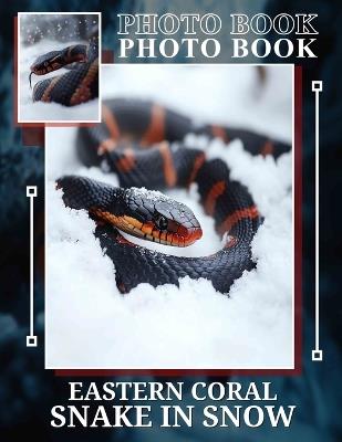 Eastern Coral Snake In Snow Photo Book: Stunning 40-Image Collection Of Eastern Coral Snakes Amidst Winter Landscapes - David Bullock - cover