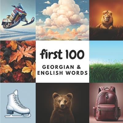 First 100 Georgian & English Words - Aisling Heidary,Ali Heidary - cover