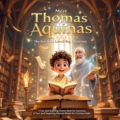 Meet Thomas Aquinas: The Boy Who Loved Big Questions - A Fun and Inspiring History Book for Curious Kids: A Fun and Educational Book About Philosophy, Faith, and Learning - Sophia Tales - cover