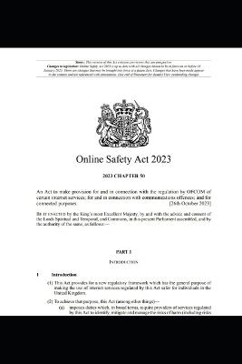 The Online Safety Act 2023 Explained - Alex Bugeja - cover
