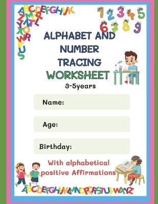 Alphabet and number tracing worksheet - Pinky Manganyi - cover