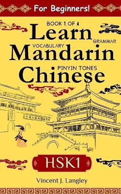 Learn Mandarin Chinese HSK 1 for Adult Beginners: Learn Pinyin, Basic Grammar and Initial Chinese Vocabulary - Vincent J Langley - cover