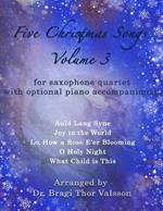 Five Christmas Songs Saxophone Quartet - volume 3