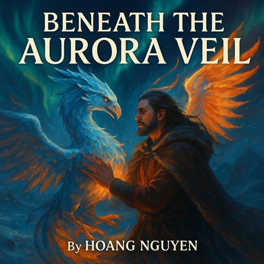 Beneath the Aurora Veil: A Northern Shaman's Passionate Rite with the Ice Phoenix Incarnate