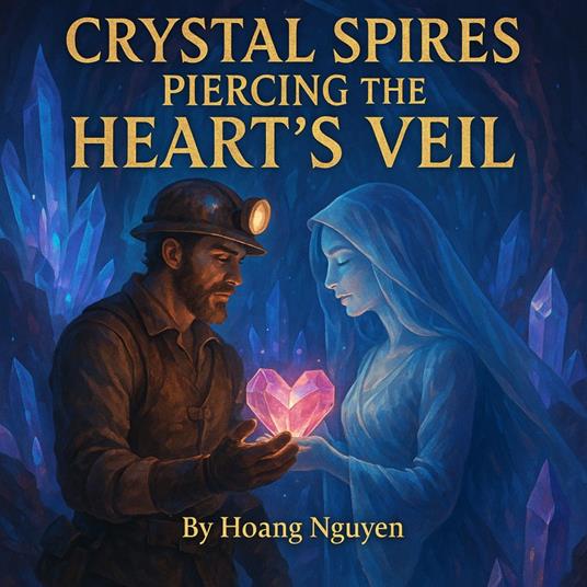 Crystal Spires Piercing the Heart's Veil: A Gem Miner's Discovery of Love in the Depths Below