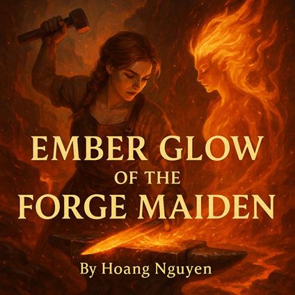 Ember Glow of the Forge Maiden: A Blacksmith's Fiery Oath to the Flame Spirit in the Volcanic Anvil Halls